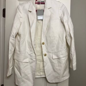 Everlane White Blazer